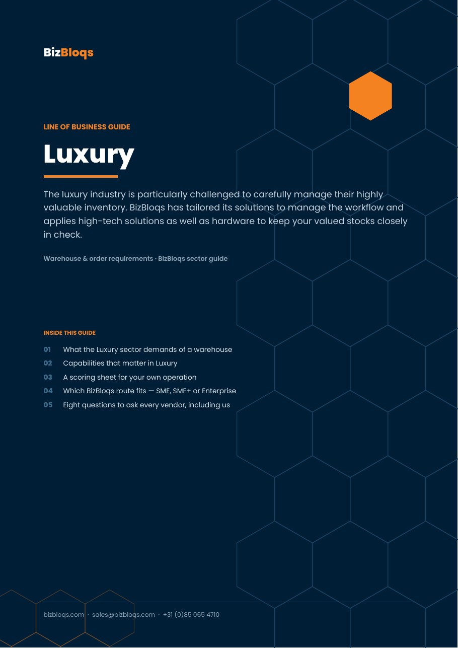 Luxe — Exigences d'Entrepôt et de Commande