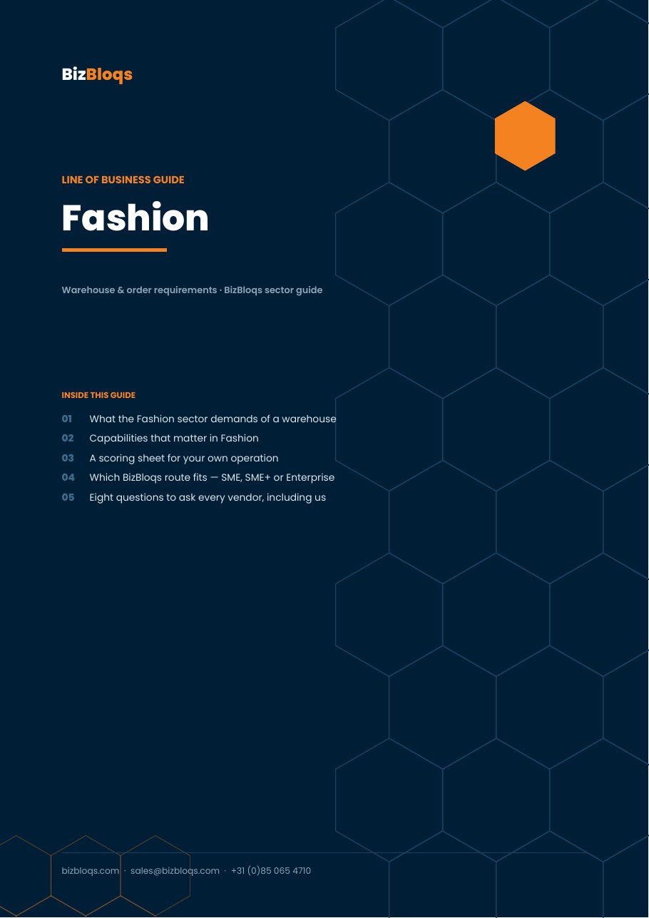 Mode — Exigences Entrepôt & Commandes
